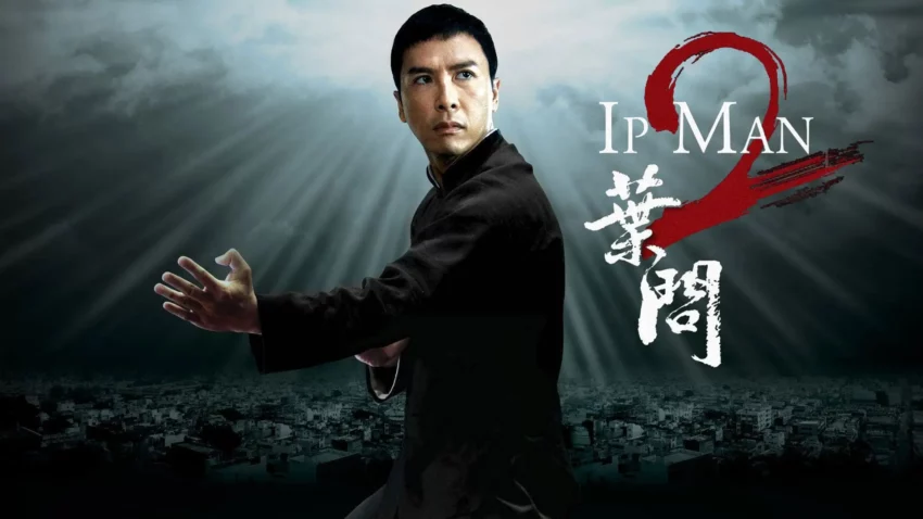Bannière du film Ip Man 2 avec Donnie Yen.