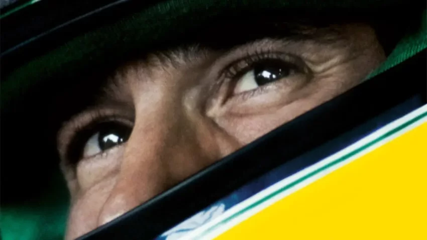Bannière du documentaire Senna réalisé par Asif Kapadia.