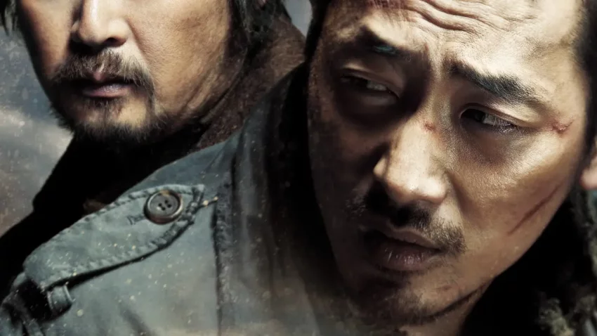 Bannière du film The Murderer écrit et réalisé par Hong-jin Na avec Kim Yun-seok (The Chaser), Jung-woo Ha (The Chaser), Jo Seong-Ha et Chul-min Lee.