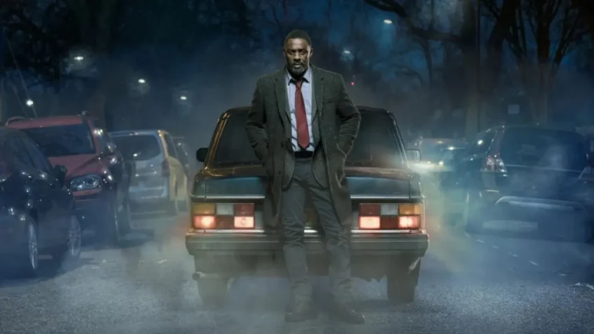 Bannière de la série Luther créée par Neil Cross avec Idris Elba.