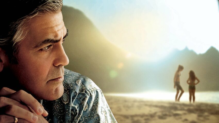 Bannière du film The Descendants réalisé par Alexander Payne avec George Clooney