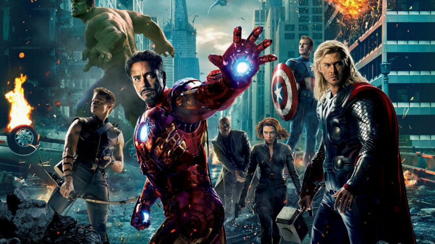 Bannière du film Avengers réalisé par Joss Whedon, sorti en 2012