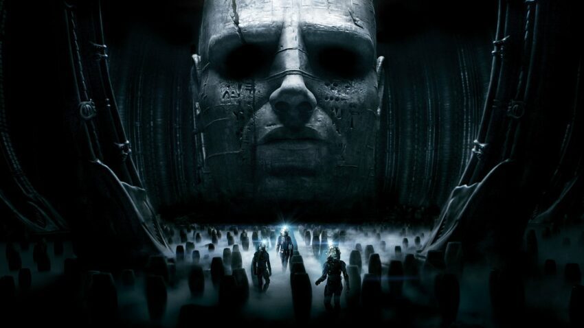 Bannière du film Prometheus réalisé par Ridley Scott