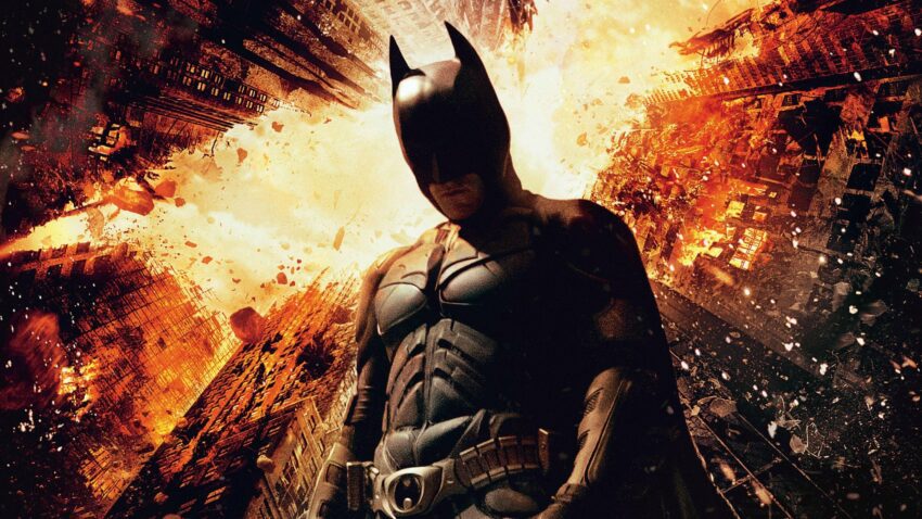 Bannière du film The Dark Knight Rises réalisé par Christopher Nolan