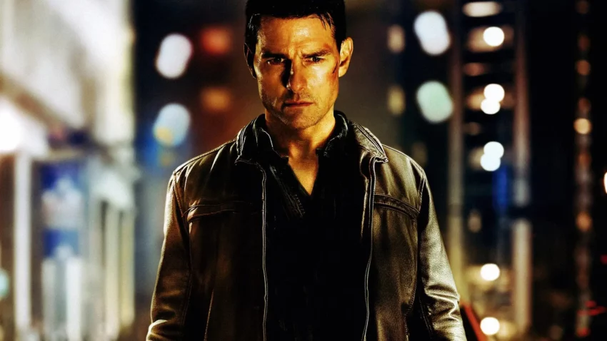 Bannière du film Jack Reacher réalisé par Christopher McQuarrie avec Tom Cruise.