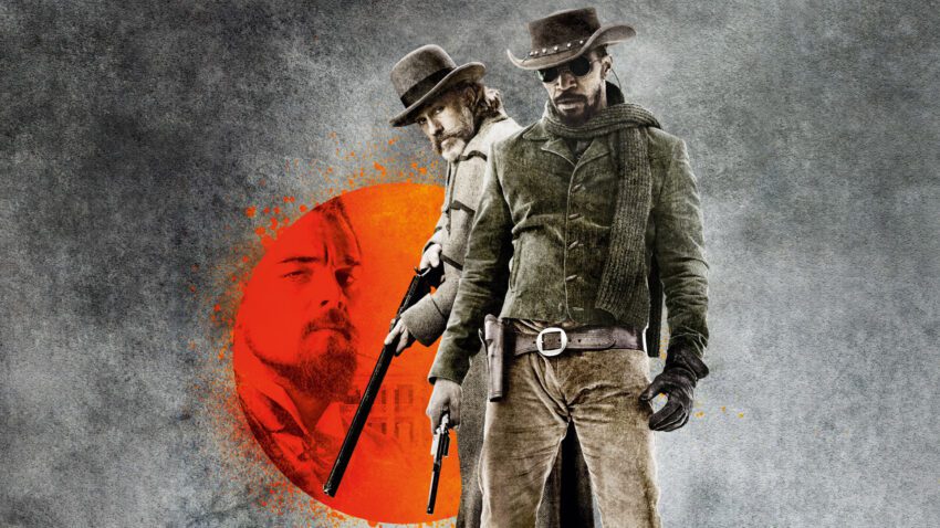 Bannière du film Django Unchained écrit et réalisé par Quentin Tarantino