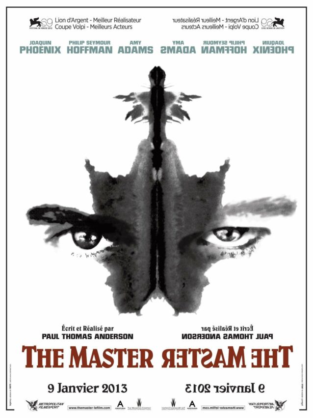 Poster du film The Master écrit et réalisé par Paul Thomas Anderson