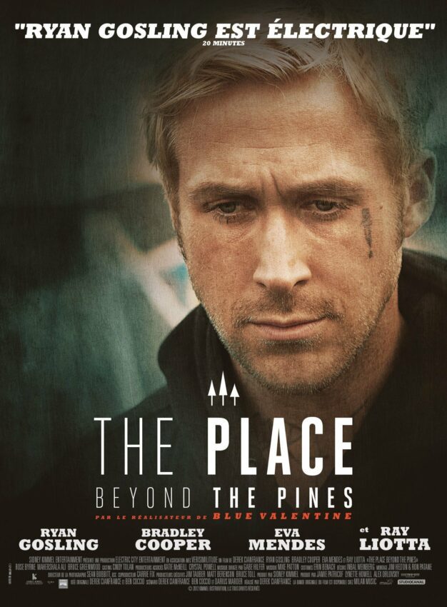 Poster du film The Place Beyond the Pines de Derek Cianfrance avec Ryan Gosling