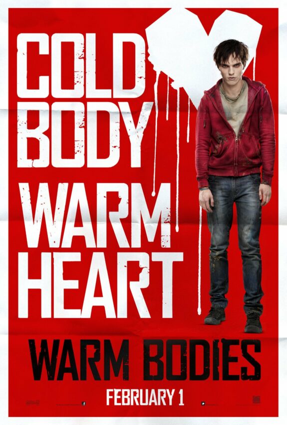 Poster du film Warm Bodies Renaissance avec la tagline "Cold body, warm heart"