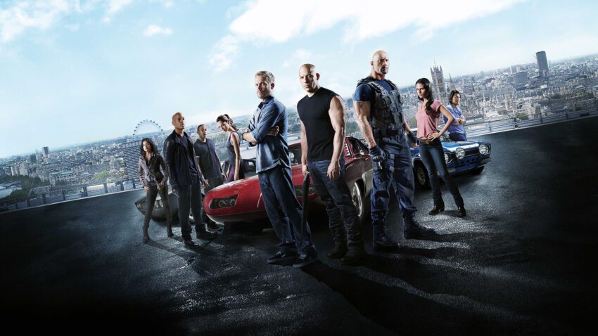 Bannière du film Fast & Furious 6 de Justin Lin avec Vin Diesel, Paul Walker