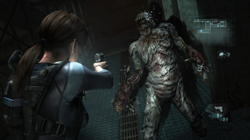 Image du jeu vidéo Resident Evil : Revelations avec un zombie