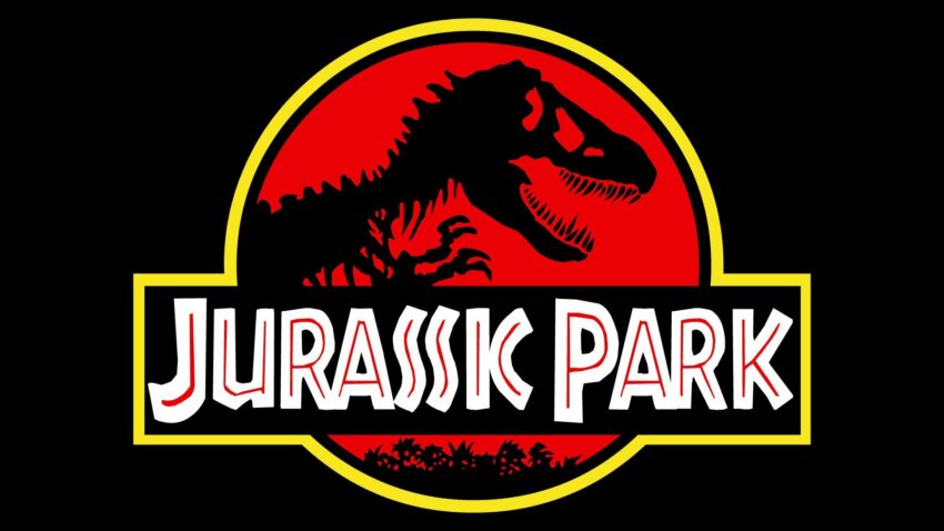 Bannière du film Jurassic Park réalisé par Steven Spielberg