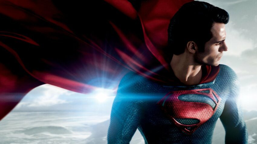 Bannière du film Man of Steel réalisé par Zack Snyder avec Henry Cavill (Clark Kent / Superman)