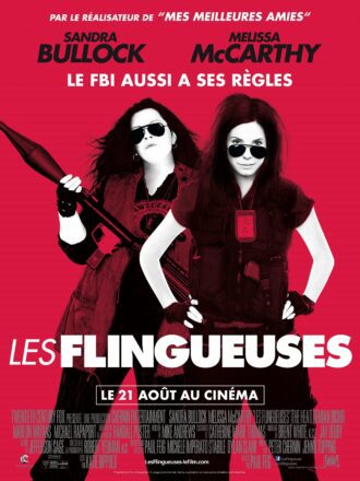 Affiche française du film Les Flingueuses réalisé par Paul Feig avec Sandra Bullock et Melissa McCarthy
