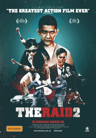 Poster du film The Raid 2: Berandal réalisé par Gareth Evans avec Iko Uwais et Julie Estelle
