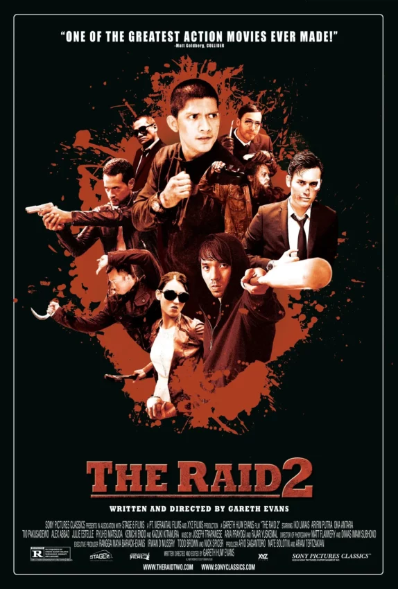 Troisième poster du film The Raid 2: Berandal réalisé par Gareth Evans.