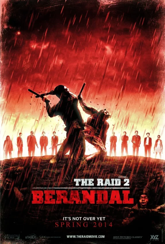Poster Fan Art du film The Raid 2: Berandal réalisé par Gareth Evans avec Iko Uwais, Julie Estelle.