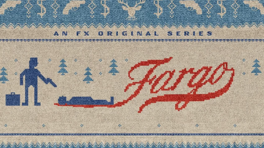 Bannière de la première saison de la série Fargo créée par Noah Hawley.
