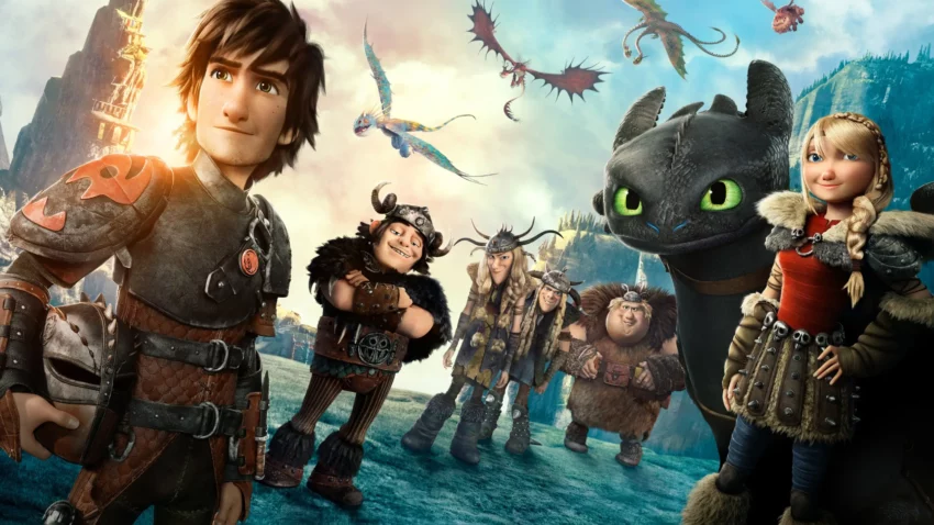 Bannière du film Dragons 2 réalisé par Dean DeBlois.