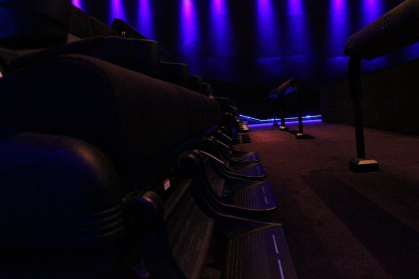 Photo d'une salle de cinéma en 4D