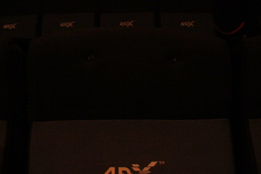 Photo d'une salle de cinéma en 4D