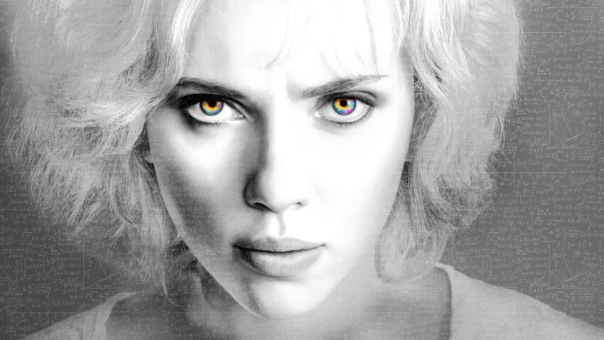 Bannière du film Lucy avec Scarlett Johansson