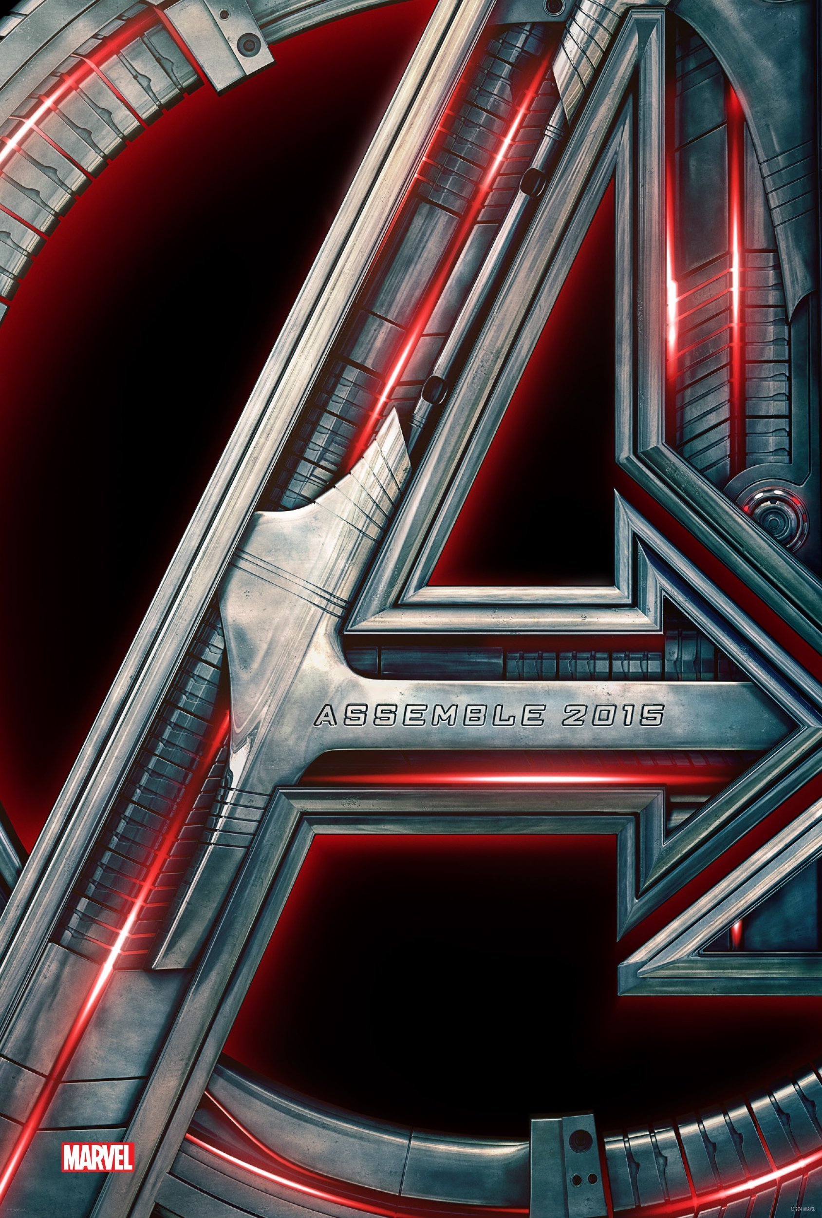 Poster teaser du film Avengers: l’Ère d’Ultron écrit et réalisé par Joss Whedon