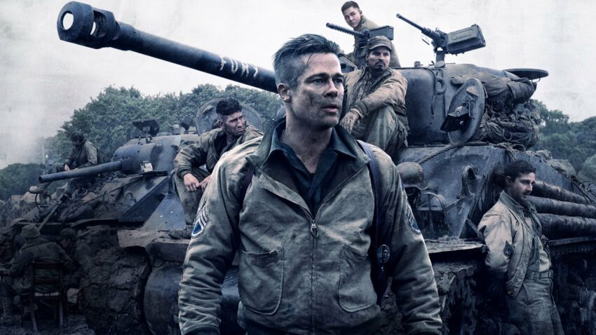 Bannière du film Fury réalisé par David Ayer avec Brad Pitt, Shia LaBeouf, Logan Lerman, Michael Peña, Jon Bernthal