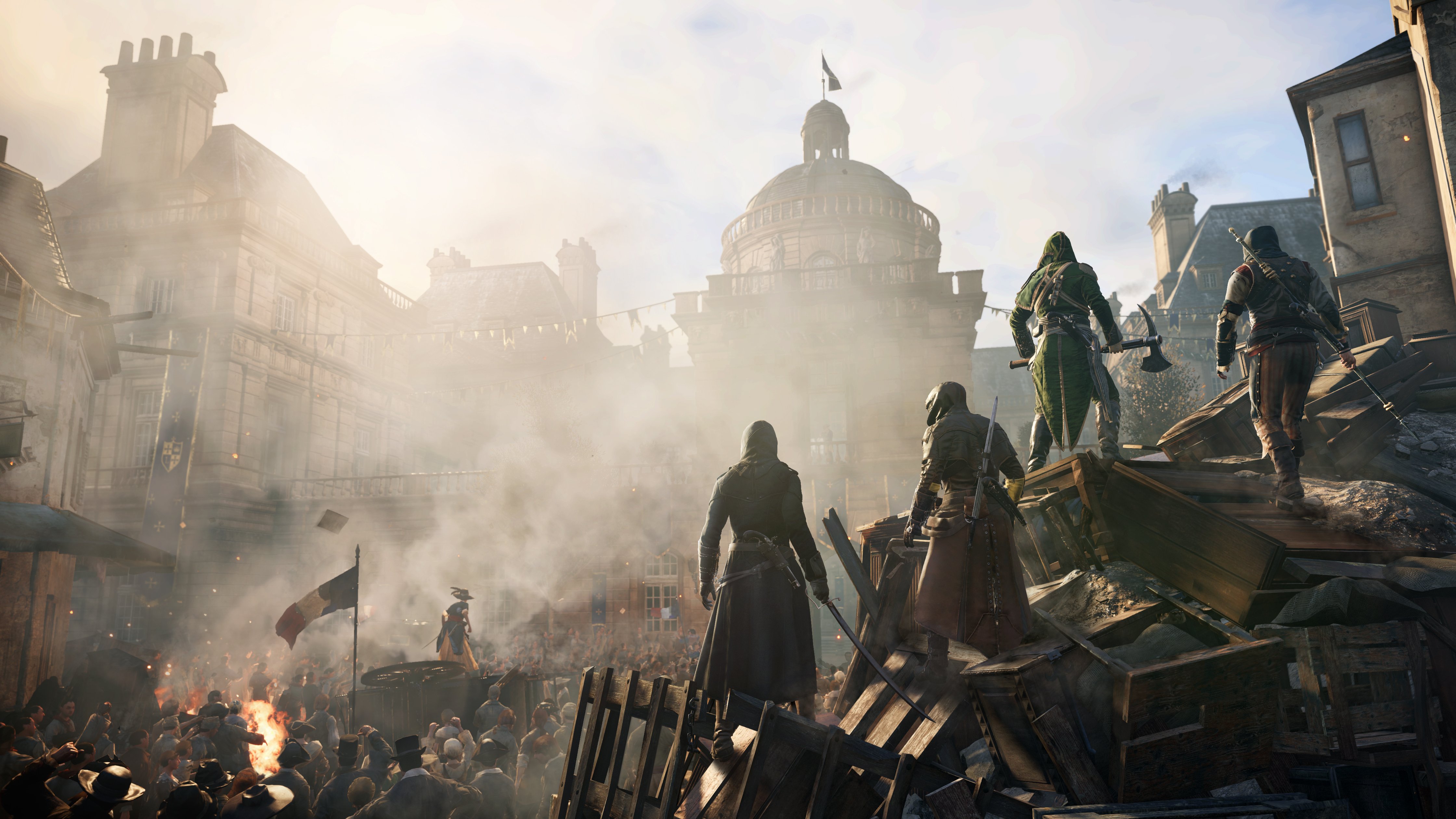 Image du jeu vidéo Assassin's Creed Unity durant la révolution française