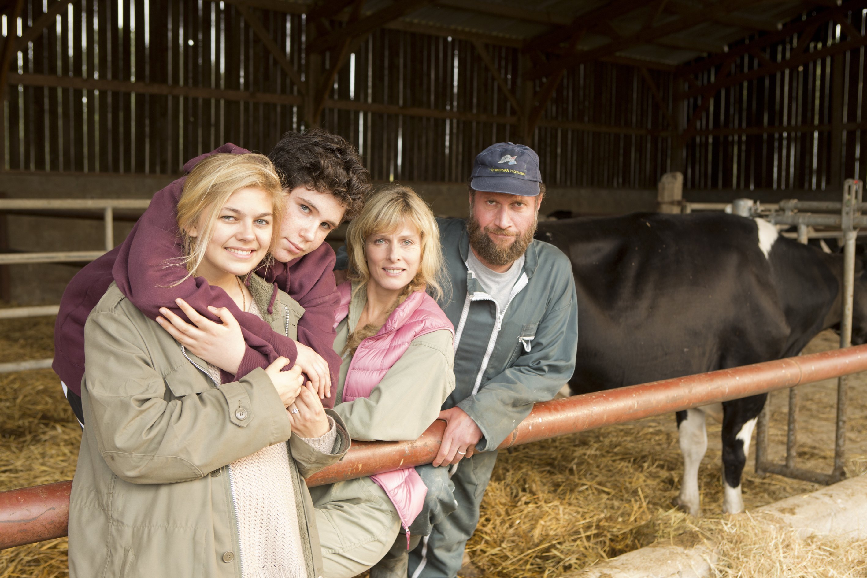 Photo de La Famille Bélier avec Louane Emera, Luca Gelberg, Karin Viard et François Damiens