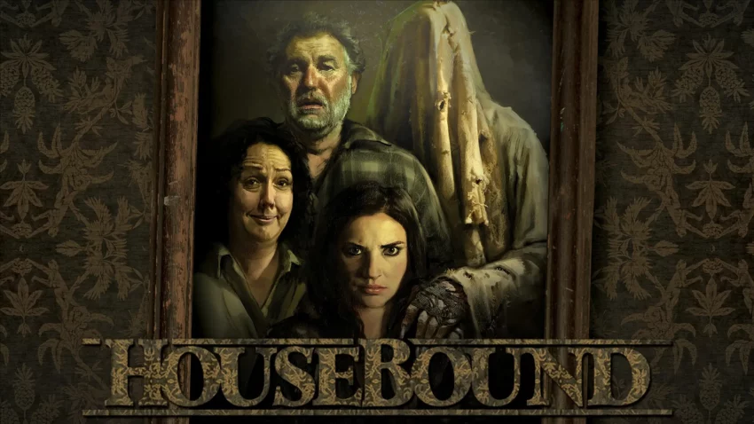 Bannière du film Housebound écrit et réalisé par Gerard Johnstone.