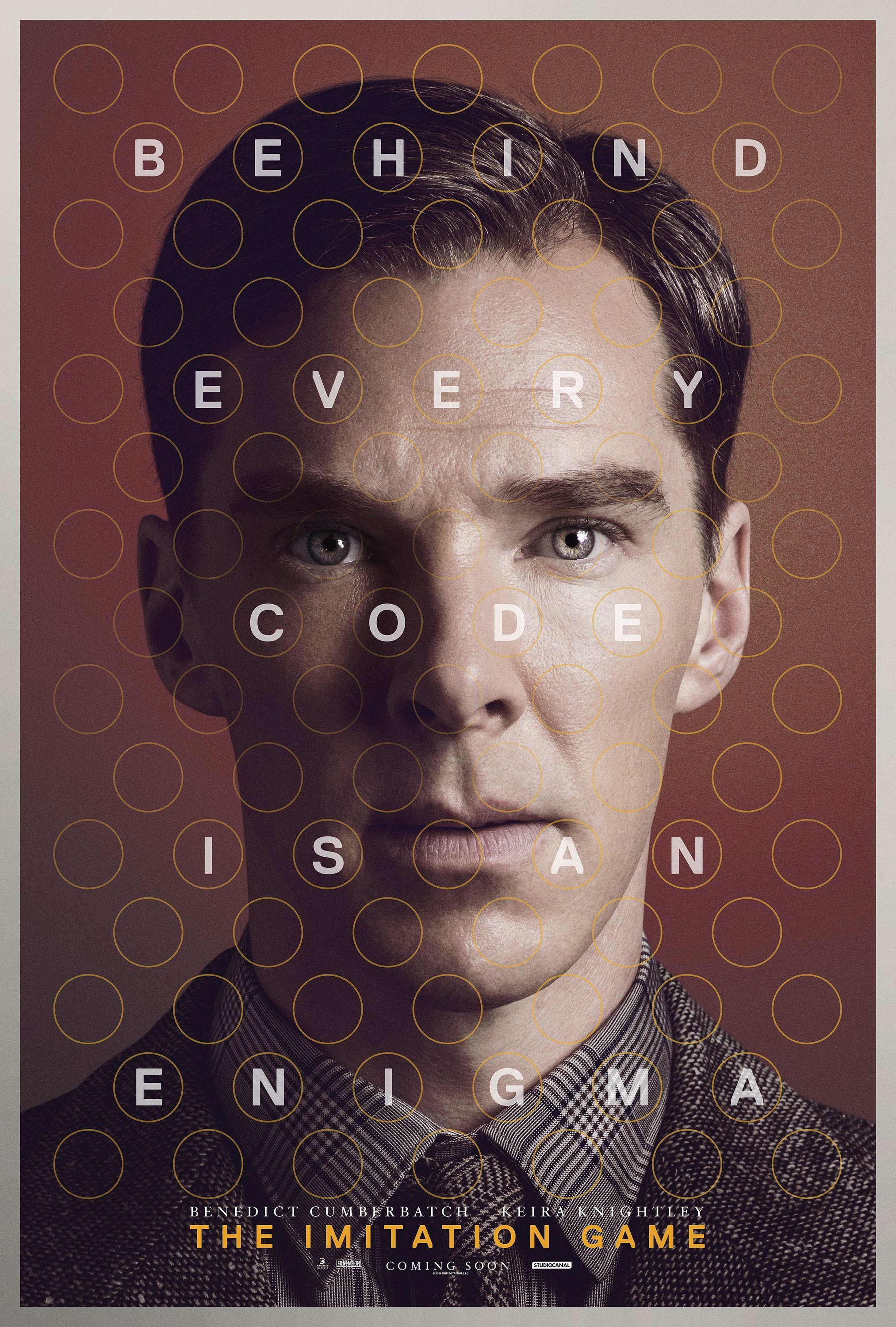 Poster du film Imitation Game réalisé par Morten Tyldum avec Benedict Cumberbatch