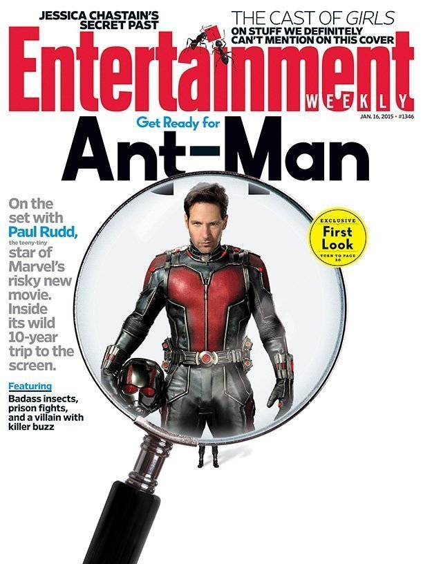 Couverture d'Entertainment Weekly avec Ant-Man