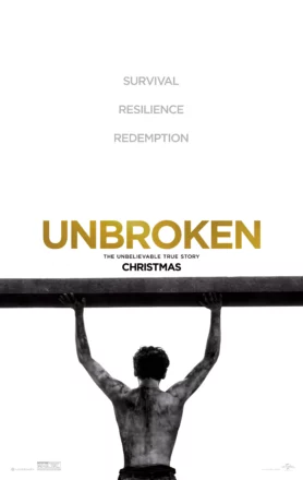 Poster du film Invincible réalisé par Angelina Jolie avec Jack O’Connell.