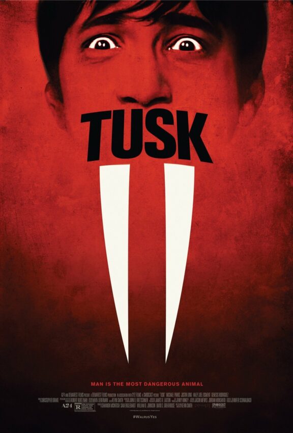 Poster du film Tusk réalisé par Kevin Smith avec Justin Long