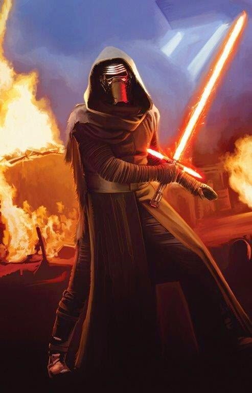 Poster du film Star Wars 7: Le Réveil de la Force avec Kylo Ren