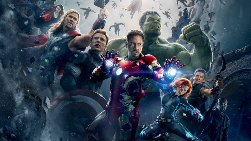 Bannière du film Avengers: L’Ère d’Ultron écrit et réalisé par Joss Whedon