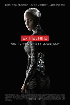 Poster du film Ex Machina écrit et réalisé par Alex Garland avec Ava (Alicia Vikander)