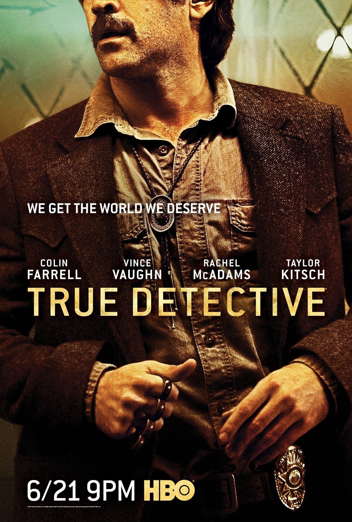 Poster de la saison 2 de True Detective avec Colin Farrell