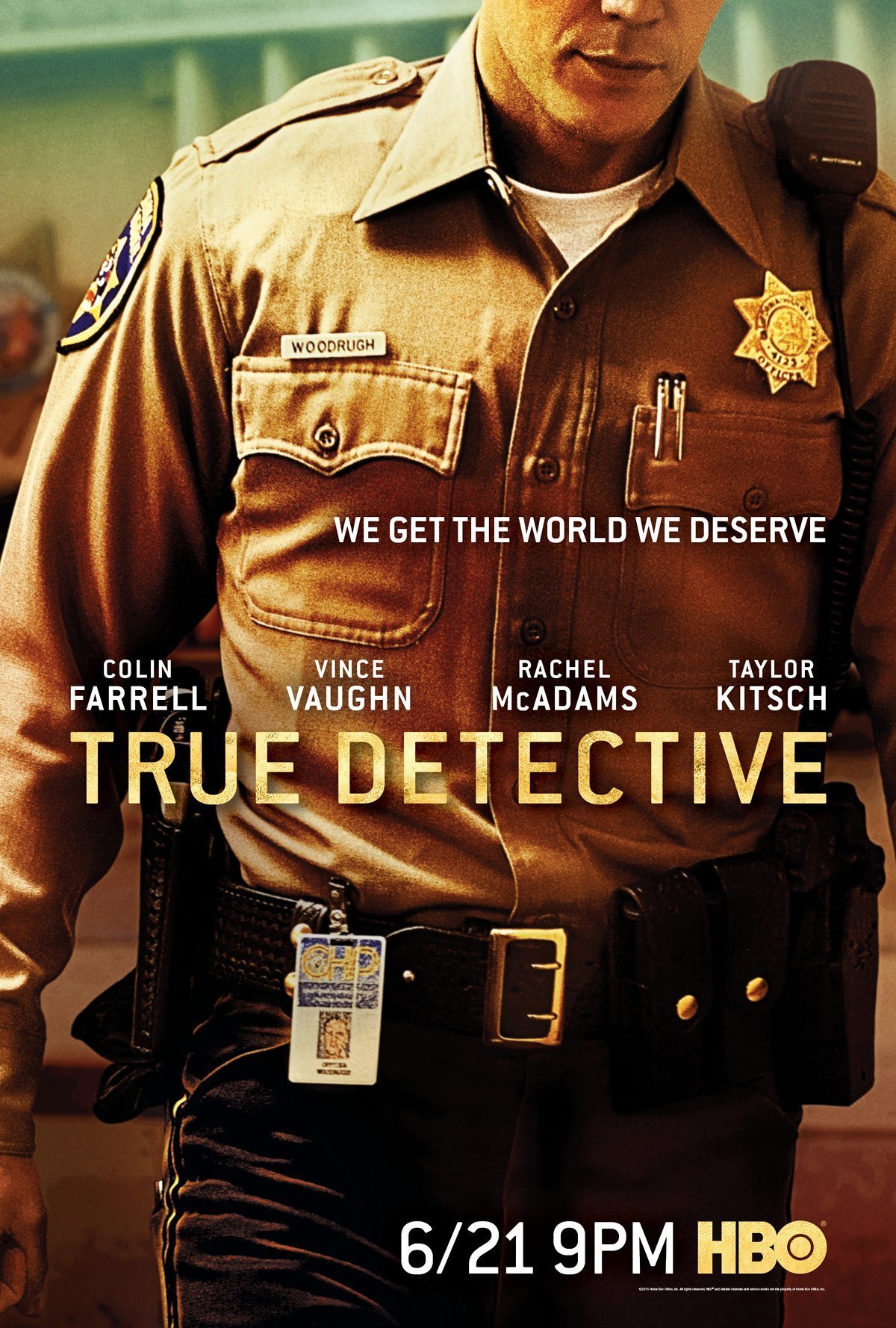 Poster de la saison 2 de True Detective avec Taylor Kitsch