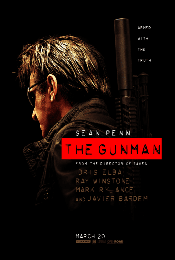 Poster du film Gunman réalisé par Pierre Morel avec Sean Penn
