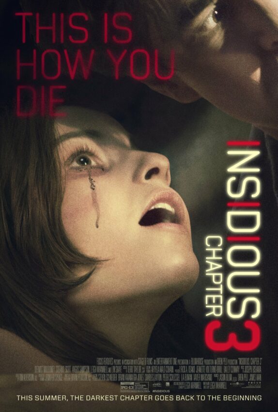 Poster du film Insidious: Chapitre 3 écrit et réalisé par Leigh Whannell avec la tagline "This is how you die"