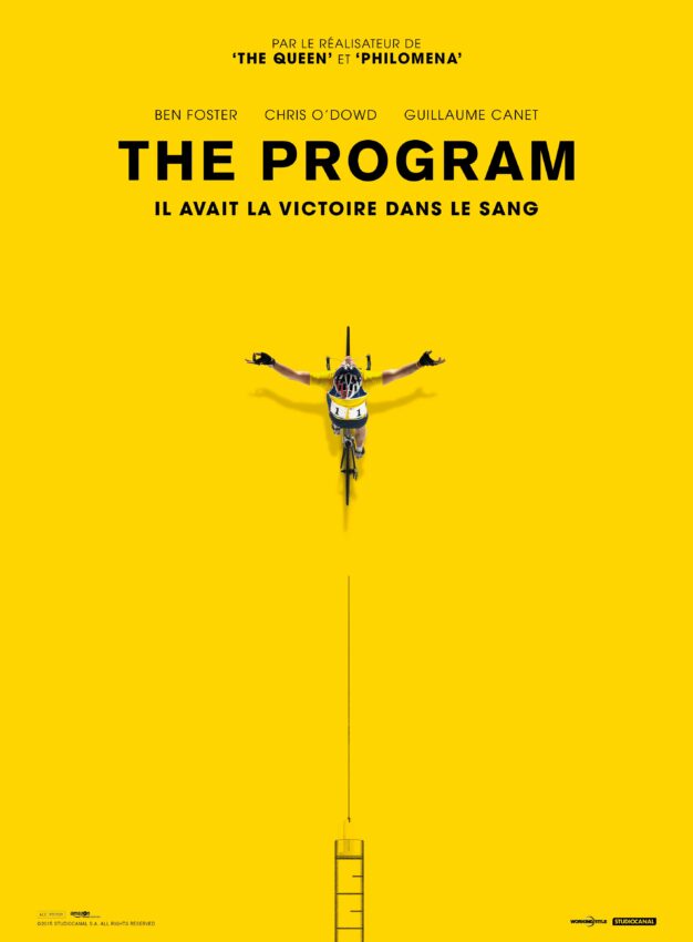 Affiche du film The Program réalisé par Stephen Frears