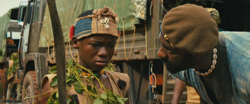 Photo du film Beasts Of No Nation réalisé par Cary Fukunaga avec Abraham Attah et Idris Elba