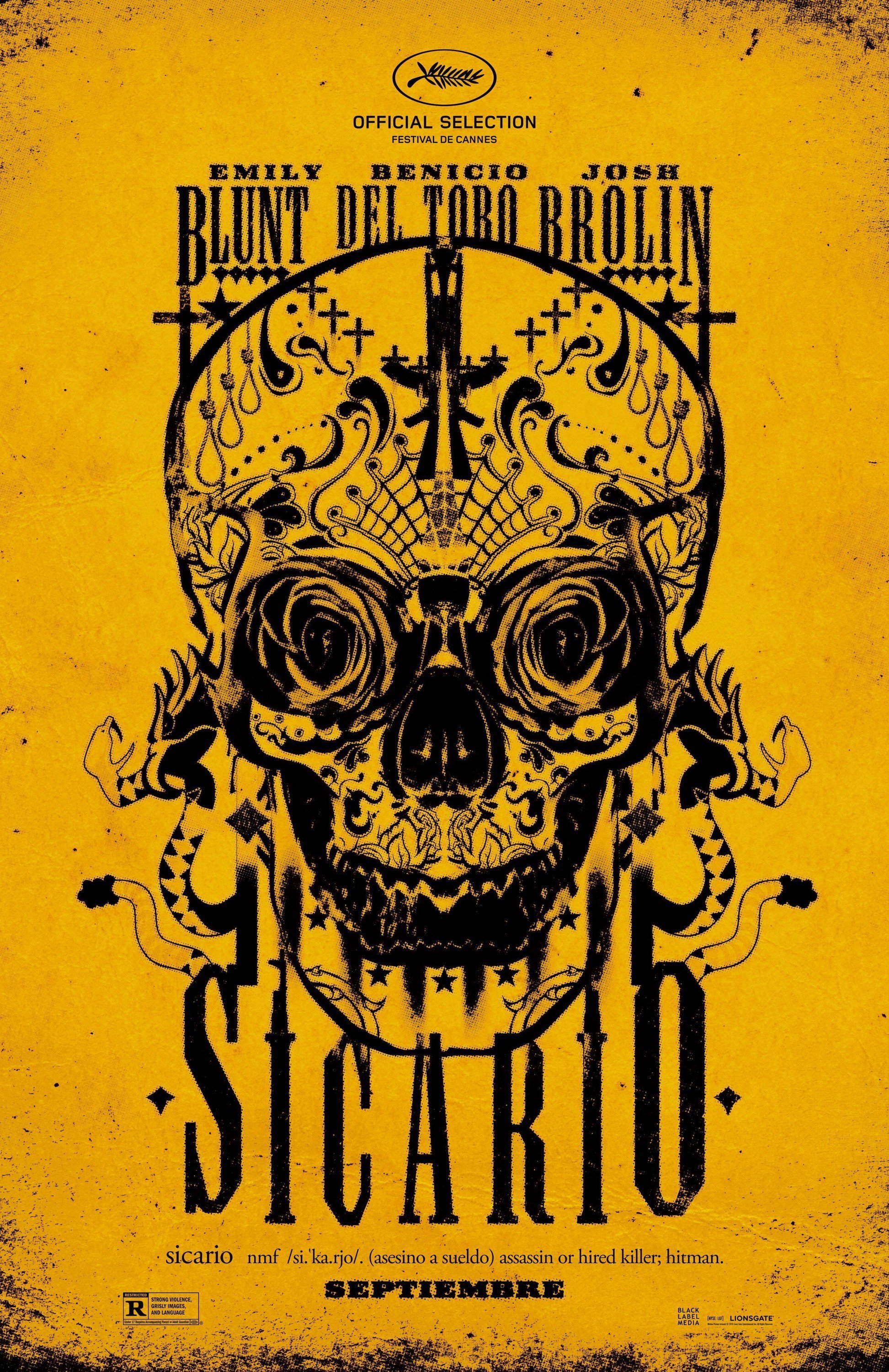Poster teaser du film Sicario réalisé par Denis Villeneuve