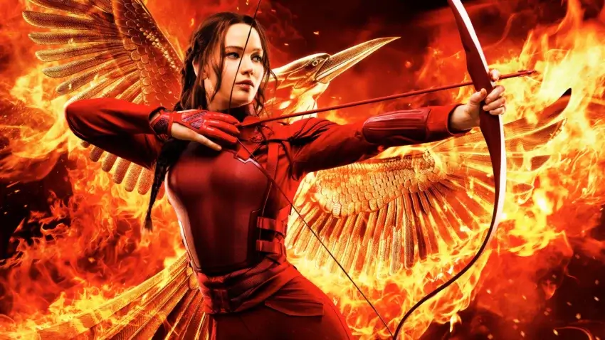 Bannière du film Hunger Games: La Révolte - Partie 2 réalisé par Francis Lawrence avec Jennifer Lawrence.