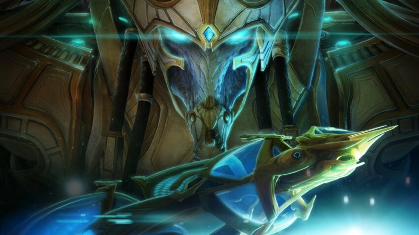 Poster du jeu vidéo de Blizzard Entertainment, StarCraft 2: Legacy of the Void