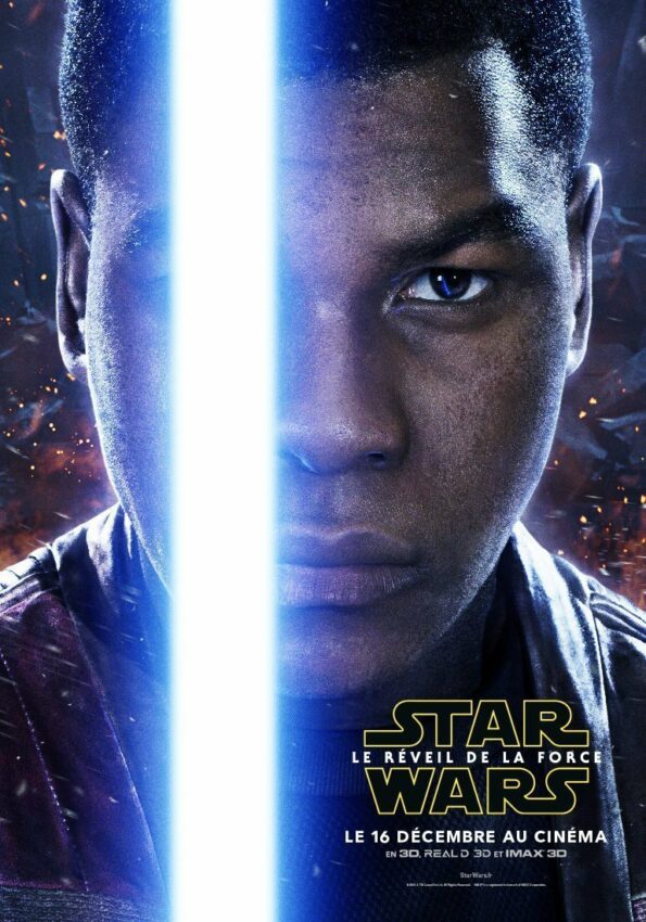 Affiche de Finn pour Star Wars: Episode VII – Le Réveil de la Force avec Finn