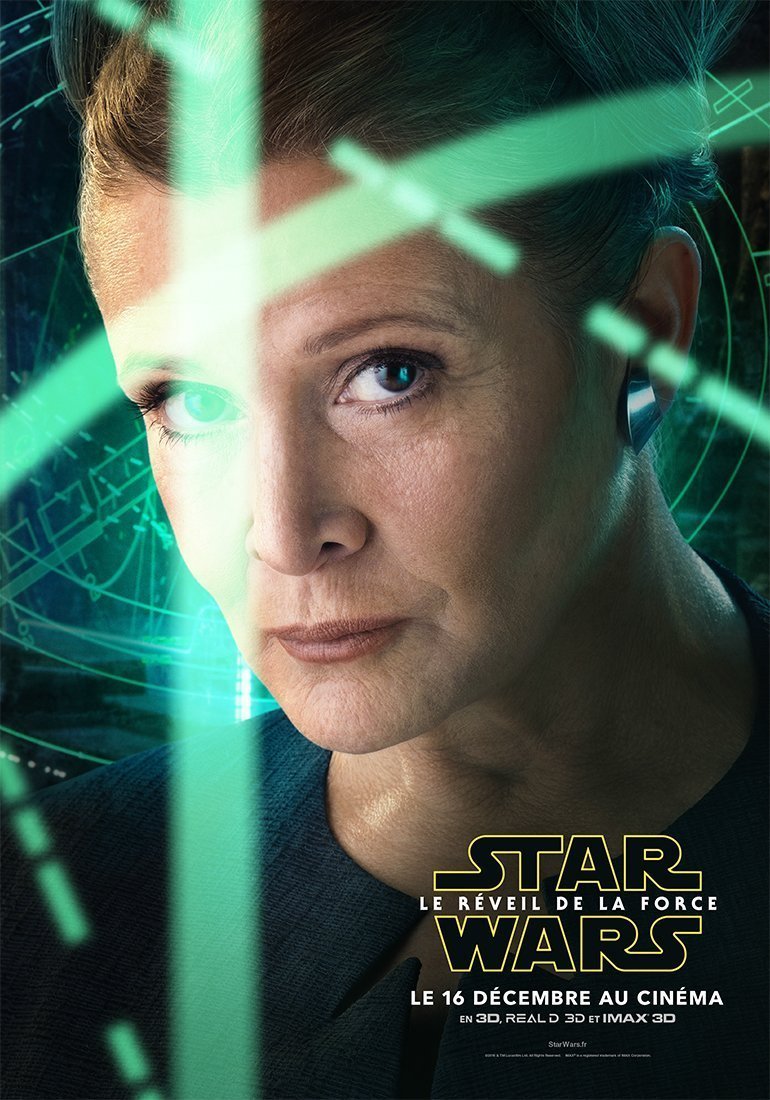 Affiche de Leia pour Star Wars: Episode VII – Le Réveil de la Force avec Leia