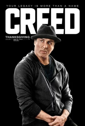 Poster du film Creed: L’Héritage de Rocky Balboa réalisé par Ryan Coogler avec Rocky (Sylvester Stallone).